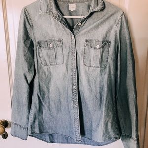 J. Crew Light-Jean Button Down